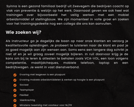 Wij zijn op zoek
