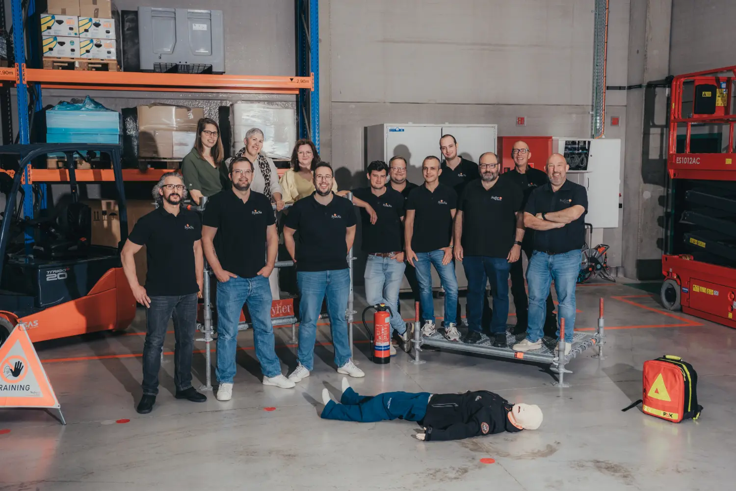 Team Syinna samen op de foto